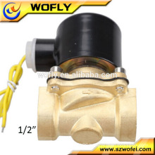 Brass Normally closed water gas oil 220 volt solenoid valve 1/2 bsp